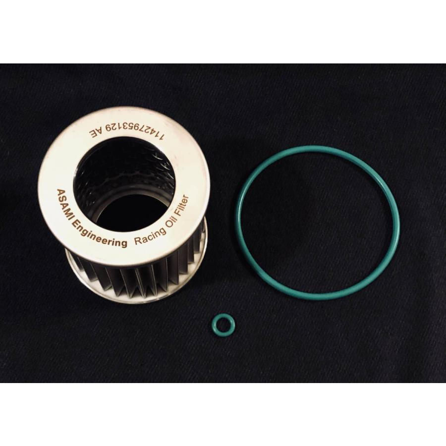 BMW (F82) M4 コンペティション, GTS, CS, DTM適合 （純正品番11427854445相当品）アサミエンジニアリング・レーシングオイルフィルター 11427953129AE | BMW | 04