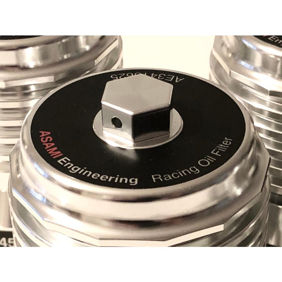 オイルエレメント・スズキ スイフト ZD11S、ZD21、ZD71、ZD72 用　アサミエンジニアリング・レーシングオイルフィルター | ASAMI Engineering | 02