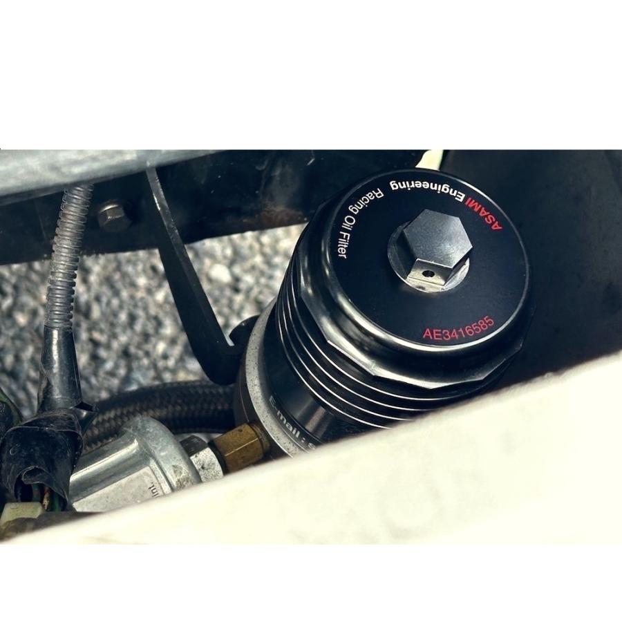 スズキ スイフトスポーツ ZC31S,ZC32S,ZC33S アサミエンジニアリング・レーシングオイルフィルター 洗浄式オイルエレメント ※サブコン, スロコンに代替用に人気 | スズキ | 01