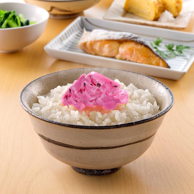 漬物 国産DC さくら漬 90g 6個単位 (要冷蔵) 桜大根 ご飯のお供 やまうの漬物 | やまう | 02