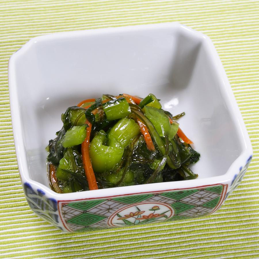 漬物 国産 茎わさび野沢菜こんぶ270g 6個入 (要冷蔵) ご飯のお供 野沢菜茎わさび やまうの漬物 | やまう | 08