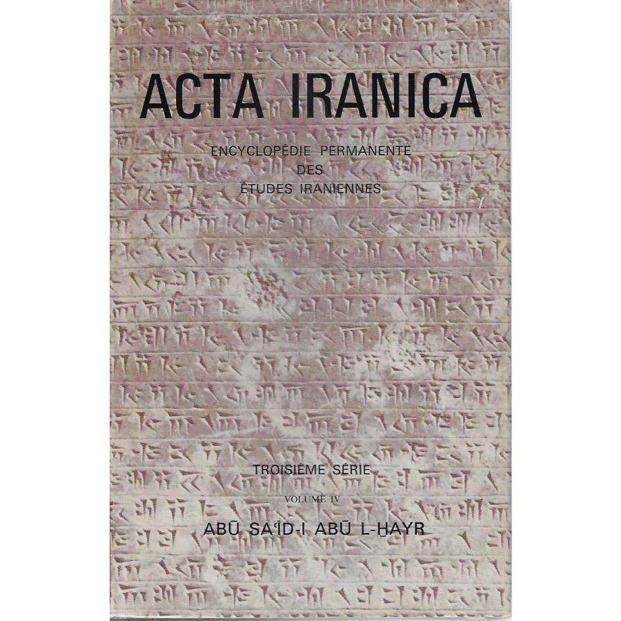 Acta Iranica｜asanobk-yahshop