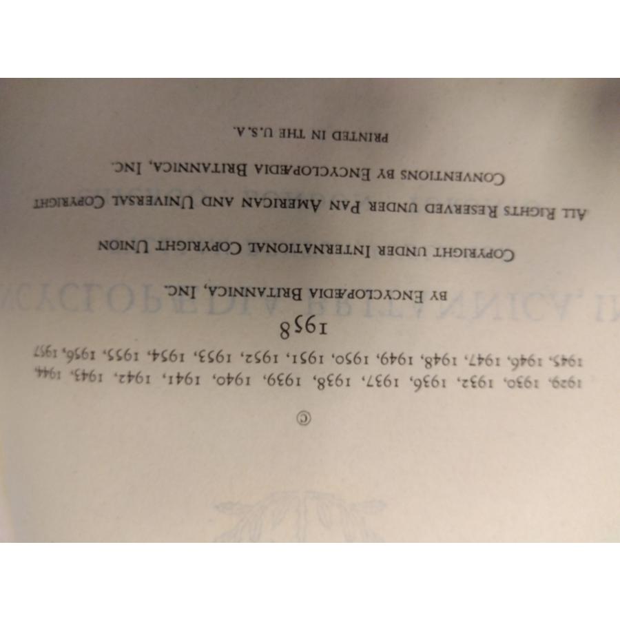 Encyclopedia Britannica 1958 Complete 24 Volumes