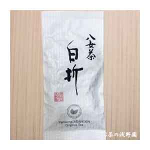 お茶 八女茶 上白折100g かりがね 茎茶 2本以上で送料無料｜asanoen-yametea