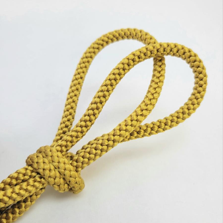 【新品】特別値下げ！半額！定価8.8万円　イーリーキシモト　コート ポリエステルコード 江戸打ち紐 極太 ゴールド6mm×10m巻 : アサノ