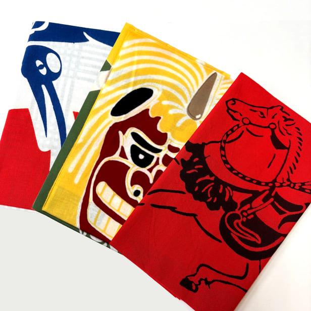 数量限定】干支手ぬぐい 天翔ける神馬 午年 十二支 金運アップ 注染