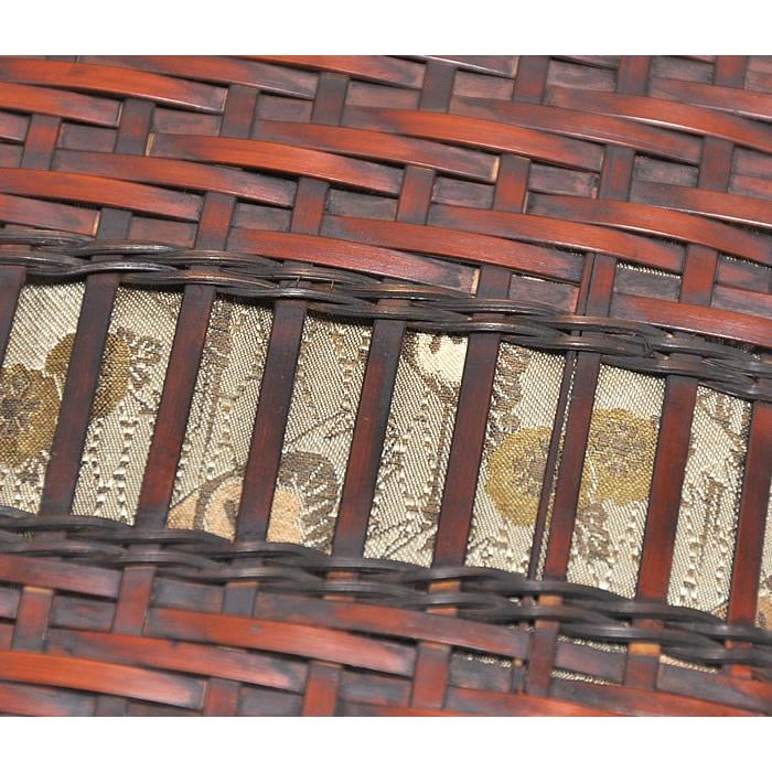 【直営店買付】 男物　合才袋　-竹籠付-　[ 0602-151 ]　【着物・きもの・浴衣・父の日・敬老の日・ギフト・プレゼント・男性・メンズ・紳士・マチ・巾着】