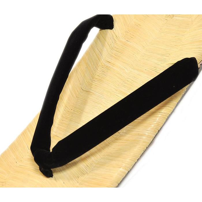 雪駄 メンズ ブランド 岩佐謹製 黒 ブラック 金 紋章 十字 掘り 本皮