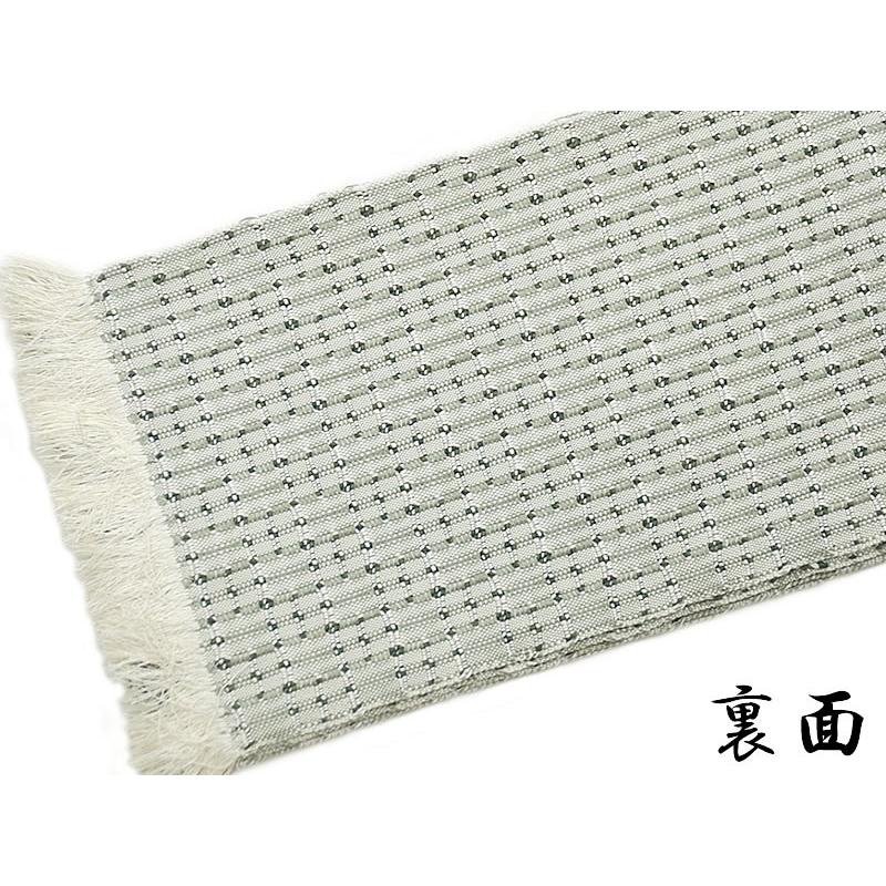 女物 正絹 みちのく花織 半巾帯 全4配色 [ 0607-190 ］ 着物