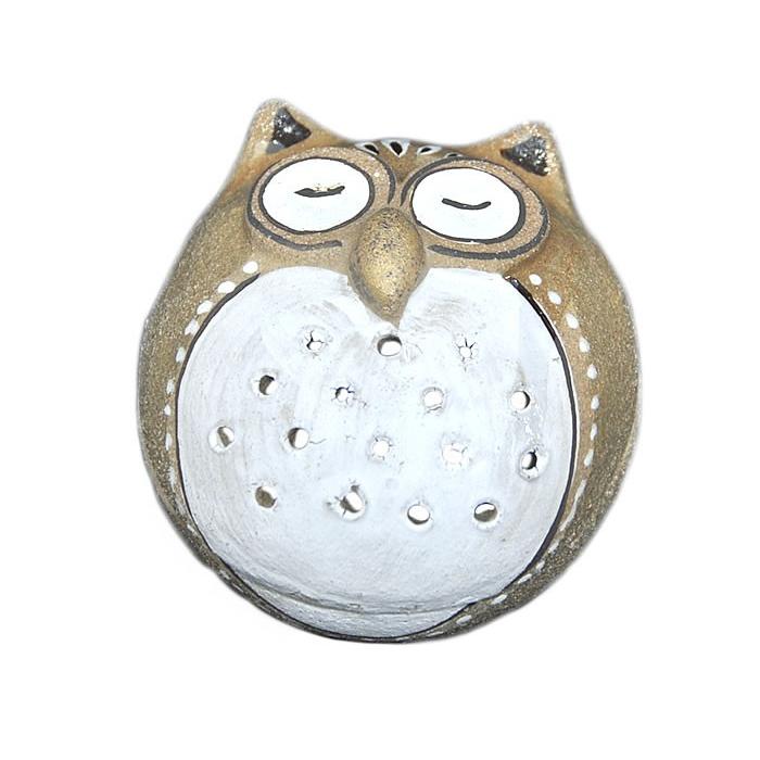 陶器 お香入れ -ふくろう- [ 1411-1734 ] 和雑貨 芳香 母の日 敬老の日