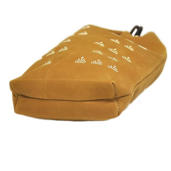 印傳屋 合才袋 「燻」大マチ付 7112 -古代菖蒲柄- [ 1806-2738 ] 誕生  