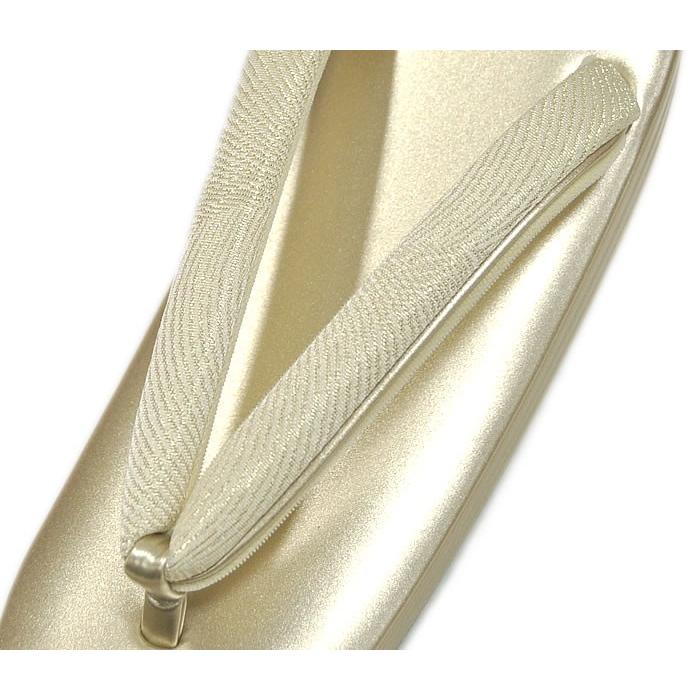 礼装用 岩佐 草履・クラッチバッグセット Lサイズ -ストーン・無地調