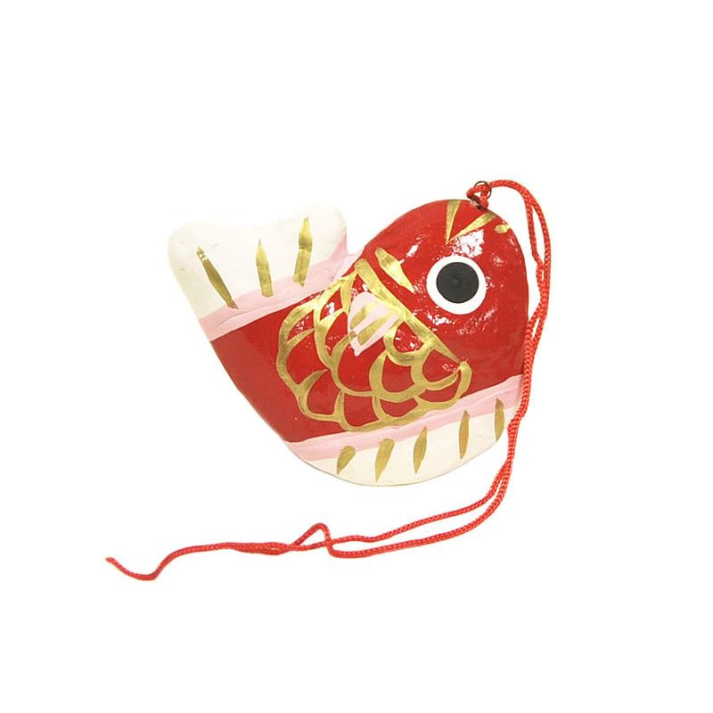 縁起物 目出鯛 1号（ミニサイズ） -紅白- [ 2012-3501 ] クリック