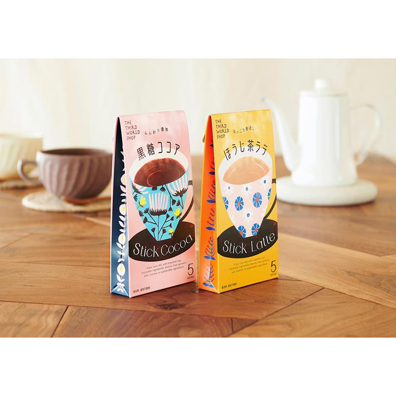 スティック 黒糖ココア 13g×５包 /オーガニック 有機栽培ココアパウダー 粉乳・添加物不使用 |  | 03