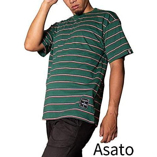 ネットワーク全体の最低価格に挑戦 メンズ Tシャツ 半袖 ボーダー ストライプ オーバーサイズ ストレッチ 速乾 プリント ビッグt ルームウェア おしゃれ かわいい 無地 厚手 薄 Cisama Sc Gov Br