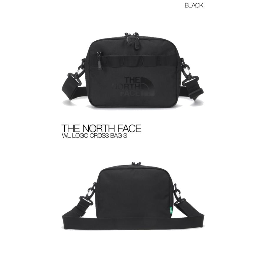【THE NORTH FACE】WL LOGO CROSS BAG S ホワイトラベルロゴクロスバックS BLACK CREAM DARK