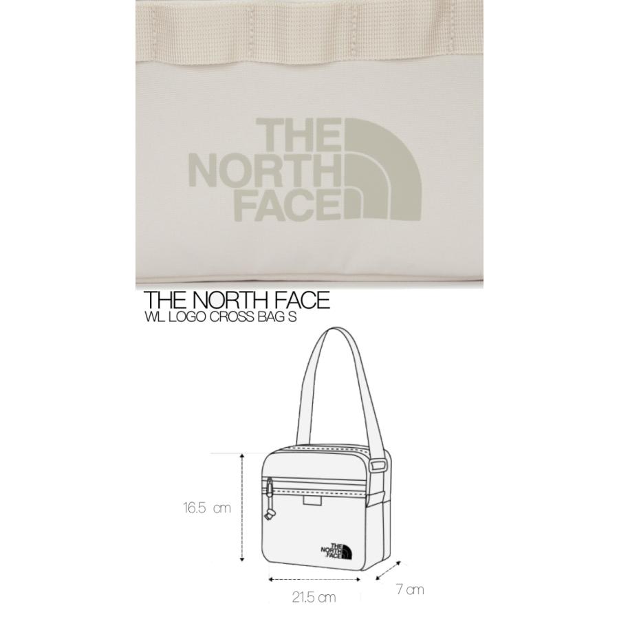 【THE NORTH FACE】WL LOGO CROSS BAG S ホワイトラベルロゴクロスバックS BLACK CREAM DARK