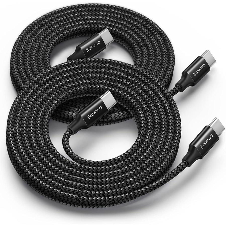 iPad Pro第2世代（USB-C to Aケーブル 3m ほぼ新品付き） 3m 2本 USB C ケーブル PD対応 60W急速充電 Baiwwa Type to CtoC 充電