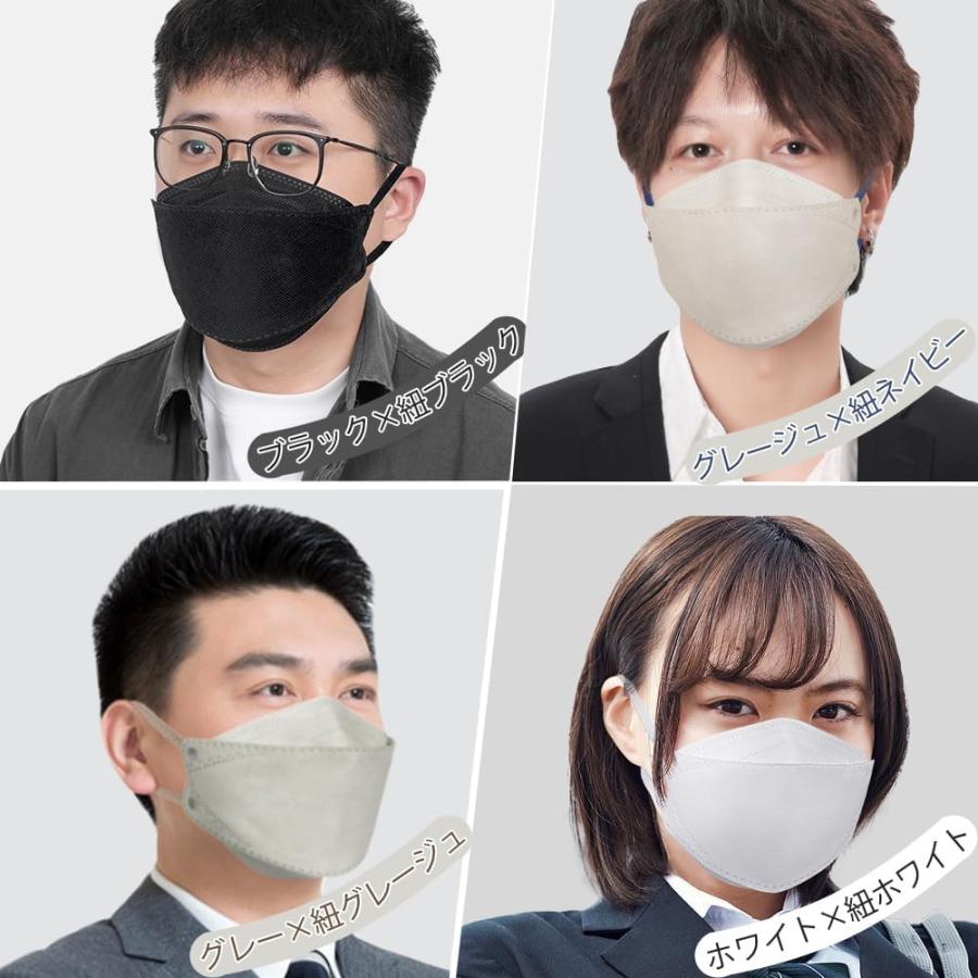 立体マスク【超大きめサイズ】 不織布 メンズ バイカラー 個包装 30枚