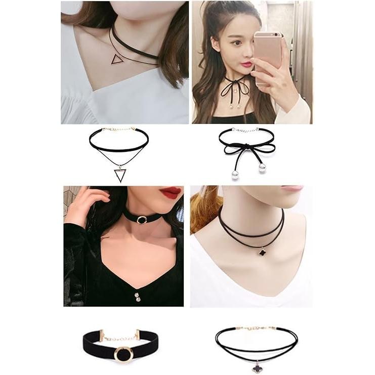 チョーカー ネックレス黒 シンプルおしゃれ メンズ レディース choker