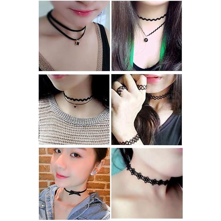 チョーカー ネックレス黒 シンプルおしゃれ メンズ レディース choker