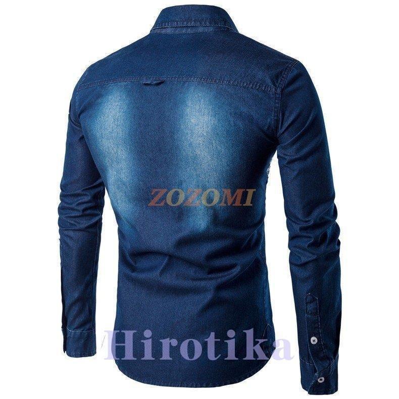 デニムシャツ メンズ アウター Gジャン 春夏秋 メンズアウター カジュアル 2色 大きいサイズ M 3xl 10代 代 30代 限定販売