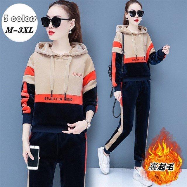 史上最も激安 レディース 裹起毛セットアップ ベロア上下セット カジュアル ファッション 長袖 パーカージャージ スポーティー 厚手暖かい 防寒 秋冬新作 Simbcity Net