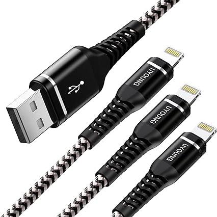 Lightning ケーブル 2M 3本セット iPhone 充電ケーブル アイフォン 