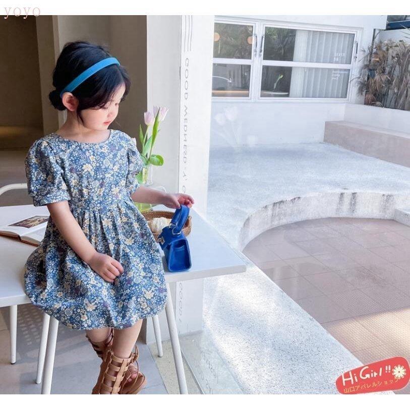 贈り物 女の子 キッズ ワンピース 子供服 夏 22年新作 半袖 可愛い おしゃれ カジュアル シンプル 韓国風 子ども用 花柄ドレス ワンピース チュニック カラー ピンク Www We Job Com