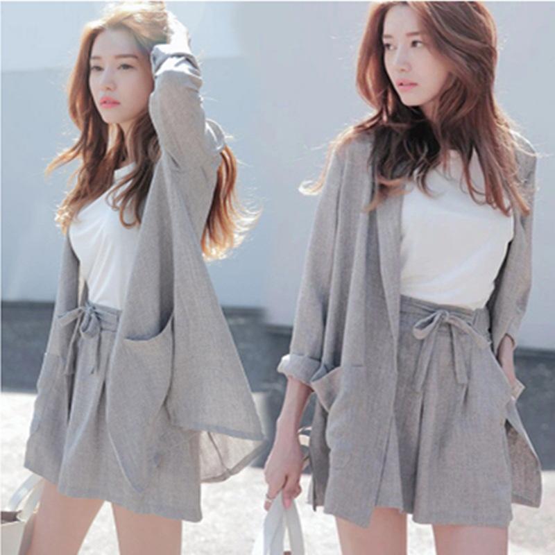 二次会 結婚式 通勤 Ol 2点セット ゆったり 綿麻 純色 夏着 レディース スーツ 女性 お出かけ ショートパンツ ブレザー セットアップ 大人 30代 代 半袖 人気ブランド Www Le Vin Pas A Pas Com