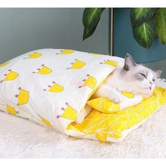 予約販売 本 ベッド クッション ハウス 猫用ふとん寝袋ベッド犬ベッドペットベッド 猫ベッドペットベッドふとんペット布団クッション寝袋65x50cmキャットハウス可愛い大きいかわいいペットハウス猫グッズソフトふわふわ Www Threeriversofs Com