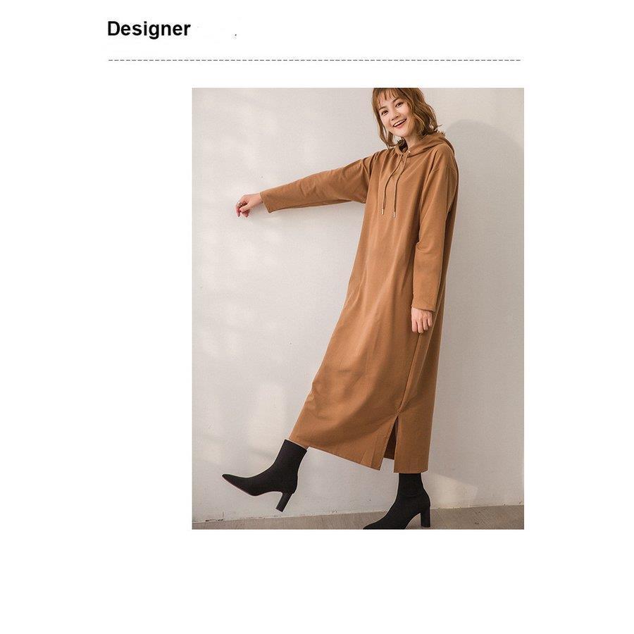 ワンピース レディース 秋 30代きれいめ 40代 50代 長袖 涼しい ゆったり 体型カバー マキシ 夏 韓国風 上品 着痩せ Ol 大きいサイズ 体型カバー 有名人芸能人