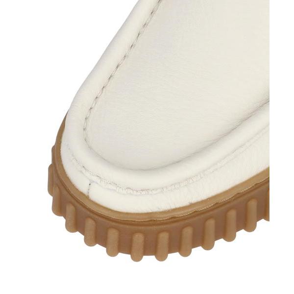 Clarks クラークス TORHILL BEE 厚底 オフホワイトレザー 【公式通販】