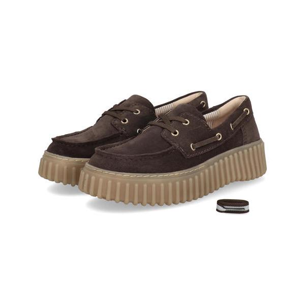 Clarks（クラークス） TORHILL BOAT レディースシューズ 厚底 モカシン