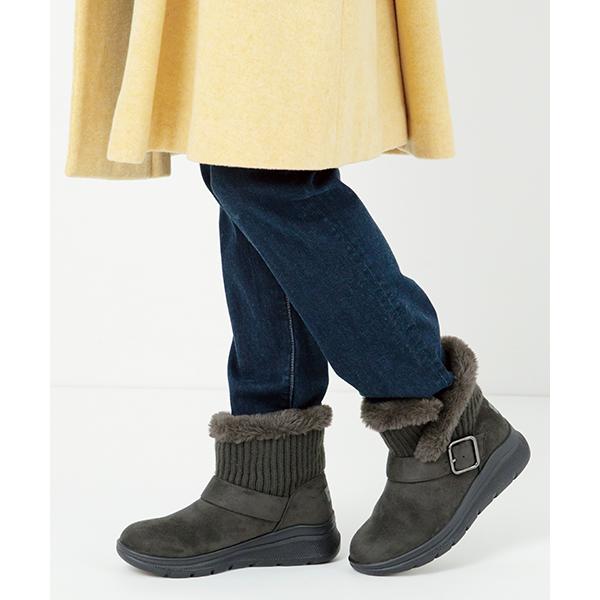 heal me ヒールミー レディース スパイク付きニットリブブーツ 耐水