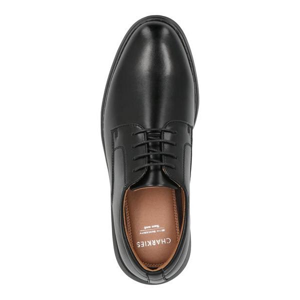 CHARKIES チャーキーズ メンズ ビジネスシューズ【幅広4E/軽量/滑りにくい/屈曲性】モンクストラップ プレーントゥ 596501 ブラック CHARKIES チャーキーズ メンズ ビジネスシューズ 幅広4E 軽量 滑り