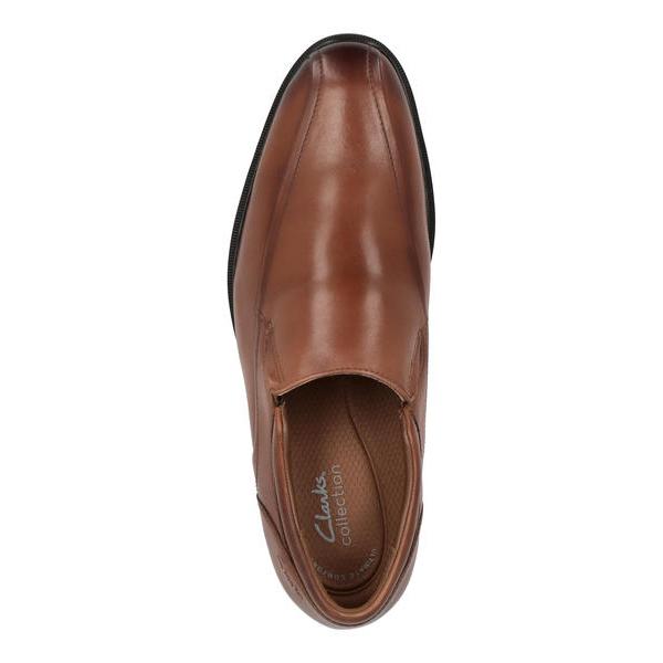 Clarks（クラークス） STEADWELL STEP 本革 メンズビジネスシューズ