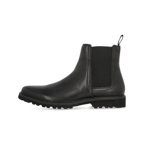 Clarks（クラークス） BERWICK EASY 本革 メンズサイドゴアブーツ