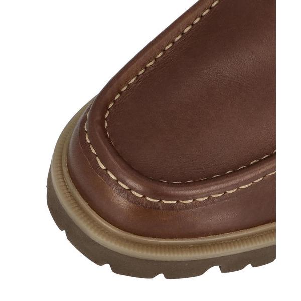 Clarks（クラークス） CLEYHILL BOAT メンズシューズ モカシン クレイ