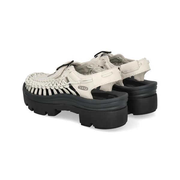 KEEN キーン UNEEK PLT MARY JANE 本革 レディーススポーツサンダル 厚底 ユニークピーエルティーメリージェーン 1031832 バーチスムースレザー 爆買の画像