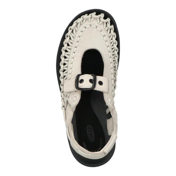 KEEN キーン UNEEK PLT MARY JANE 本革 レディーススポーツサンダル 厚底 ユニークピーエルティーメリージェーン 1031832 バーチスムースレザー 爆買の画像