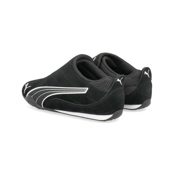 Puma ブラック スリッポンスニーカー PUMA（プーマ） CATCH SOLEIL SLIPON 軽量 レディーススニーカー 薄底