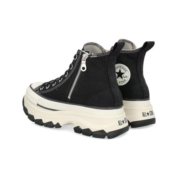 converse コンバース ALL STAR TREKWAVE Z HI レディーススニーカー ハイカット 厚底 オールスタートレックウエーブZHI 31317371 ブラック 爆買の画像