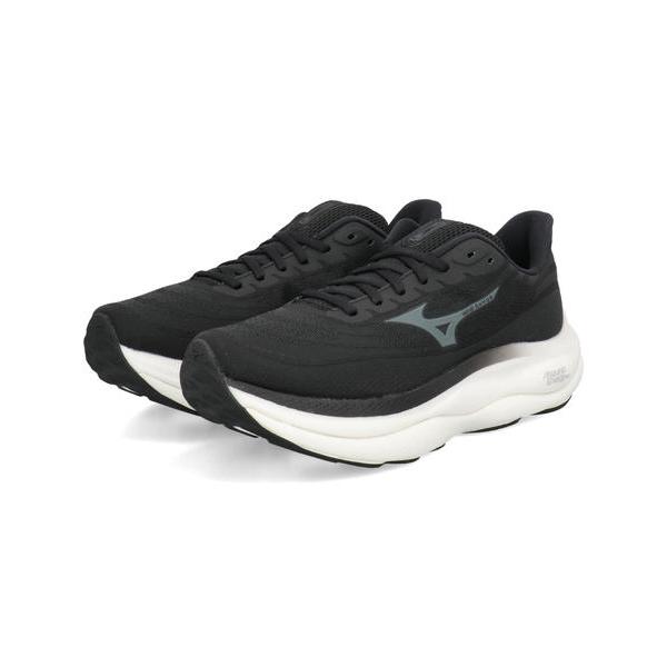 mizuno ミズノ WAVE SKY 9 SW【幅広4E/軽量】メンズスニーカー ランニングシューズ(ウエーブスカイ9スーパーワイド) J1GC2511 02 ブラック/ホワイト MIZUNO（ミズノ） WAVE SKY 9 SW 幅広4E 軽量 メンズスニーカー