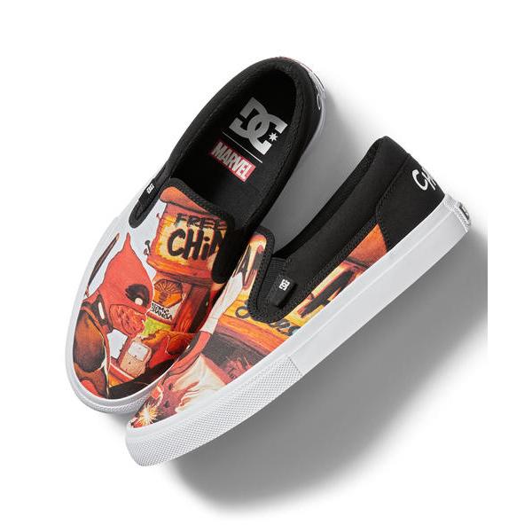 DC SHOES ディーシーシューズ DP MANUAL SLIP メンズスリッポンスニーカー デッドプールマニュアルスリップ