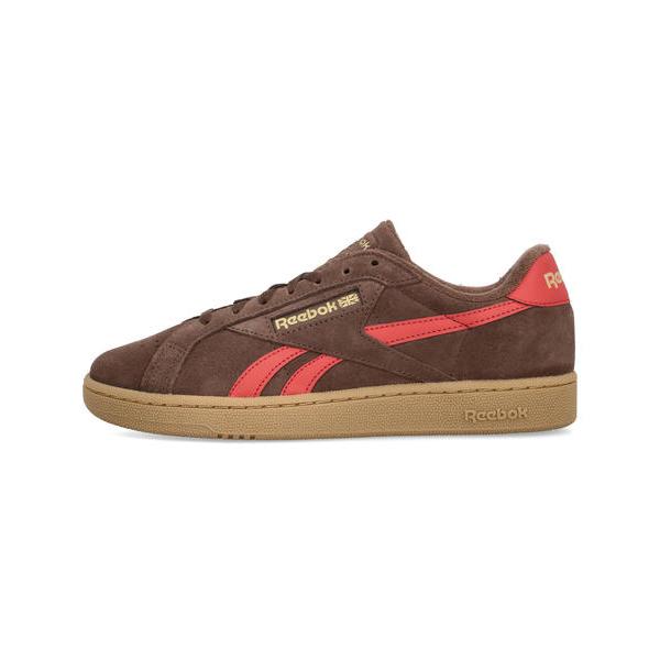 Reebok（リーボック） CLUB C GROUNDS UK メンズレザースニーカー