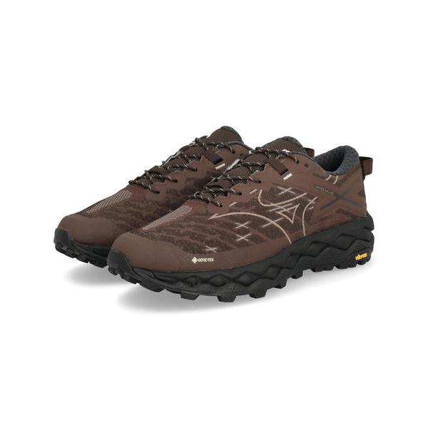 mizuno ミズノ WAVE MUJIN LS GTX 防水透湿 メンズスニーカー GORE-TEX ウエーブムジンLSゴアテックス D1GA2501 04 ダークブラウン/ブラウン/ブラック 爆買