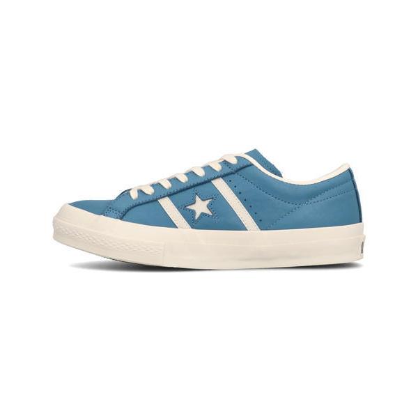 converse コンバース STAR&BARS LEATHER メンズスニーカー スター&バーズレザー 1SC849 EC ダスティブルー｜asbee｜03