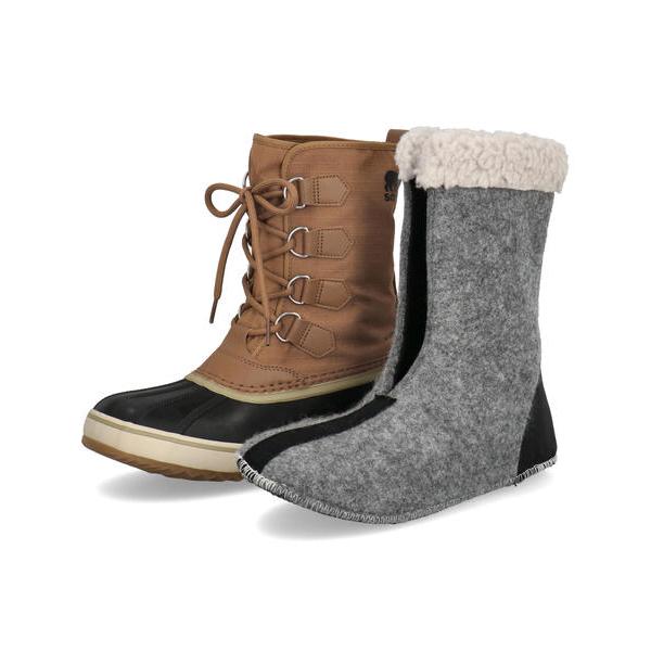 SOREL ソレル 1964 PAC NYLON WP【防水/防寒/積寒地】メンズウィンターブーツ(1964パックナイロンウォータープルーフ) NM5189 224 キャメルブラウン/ブラック SOREL（ソレル） 1964 PAC NYLON WP 防水 防寒 積寒地 メンズ