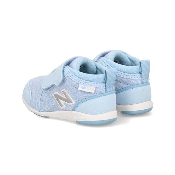 new balance ニューバランス IO123H ベビースニーカー ファーストシューズ ハイカット ワンベルト 710123 A ブルー｜asbee｜02